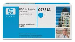 HP Q7581A картридж голубой для HP Color LaserJet 3800, 3800N, 3800DN, 3800DTN CP3505, CP3505N